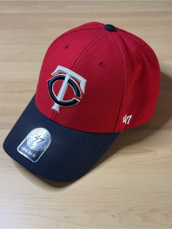 ‘47 Brand Other - '47 Red and Navy Minnesota Twins Clean Up Cap